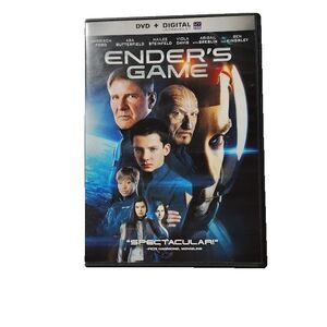 Ender's Game DVD Movie PG 13 2014 Sci Fi Thriller Harrison Ford Asa Butterfield